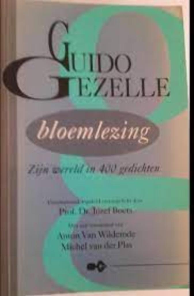 Guido Gezelle bloemlezing|Jozef Boets 9052320780, Ophalen of Verzenden, Zo goed als nieuw, Eén auteur, Zie beschrijving