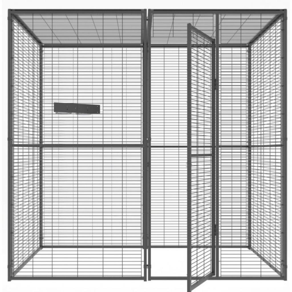 Volière jardin 2x1x2 m toit maille cage ara cage perroquet, Animaux & Accessoires, Oiseaux | Cages & Volières, Envoi, Neuf, Métal