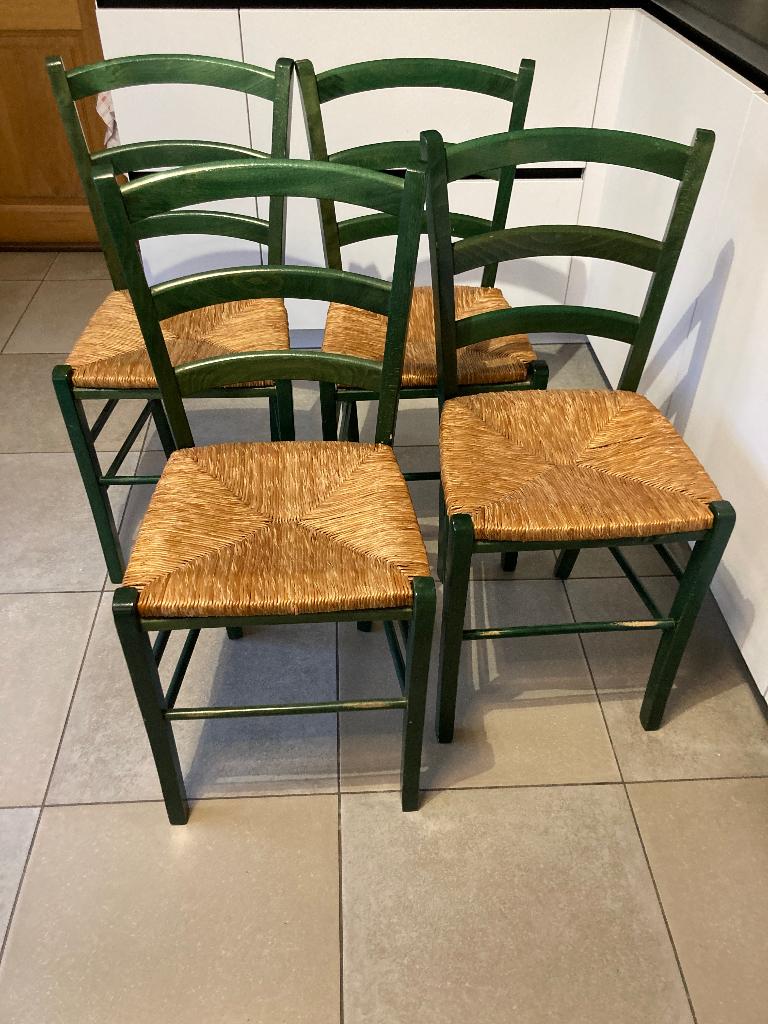 chaises style fermette, Enlèvement, Utilisé, Pin, Fermette
