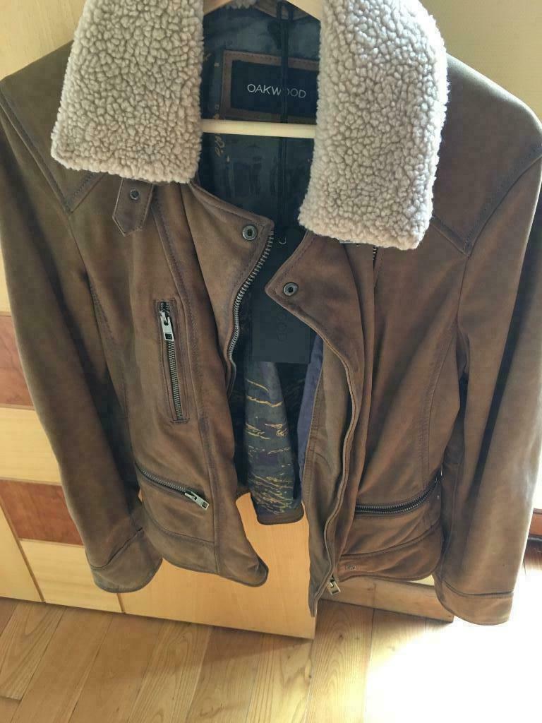 Veste femme cuir Oakwood, Kleding | Dames, Ophalen of Verzenden, Nieuw, Maat 42/44 (L), Bruin