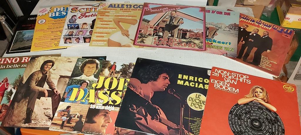 Vinyl platen LP lotje Joe Dasin, enz 10 stuks, Enlèvement ou Envoi, Utilisé
