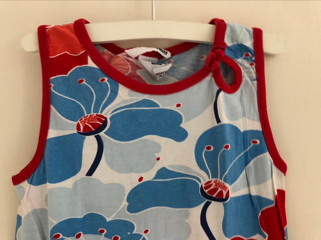 zomer jurkje H&M 7-8 j 122 128 gebloemd, Gebruikt, Meisje, H&M, Ophalen of Verzenden