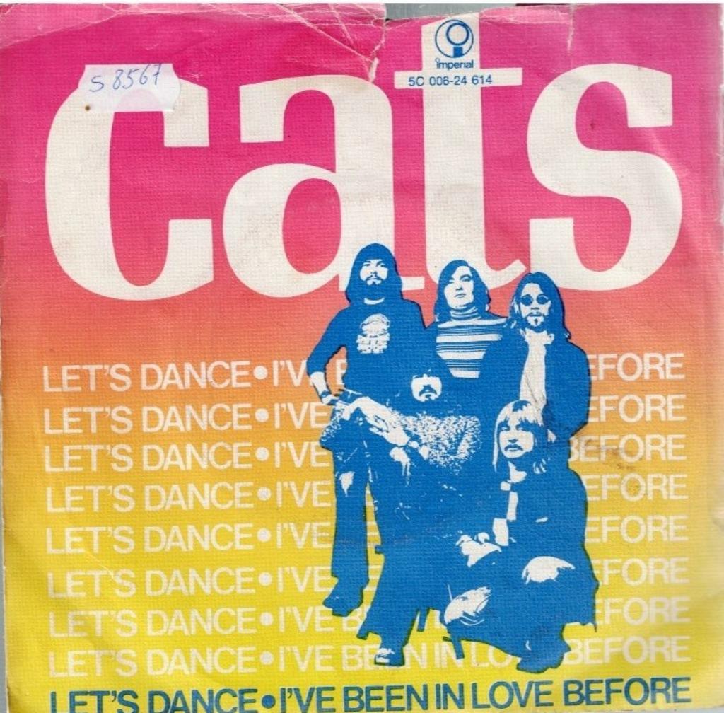 Vinyl, 7"   -   The Cats – Let's Dance / I've Been In Love B, Cd's en Dvd's, Vinyl | Overige Vinyl, Overige formaten, Ophalen of Verzenden