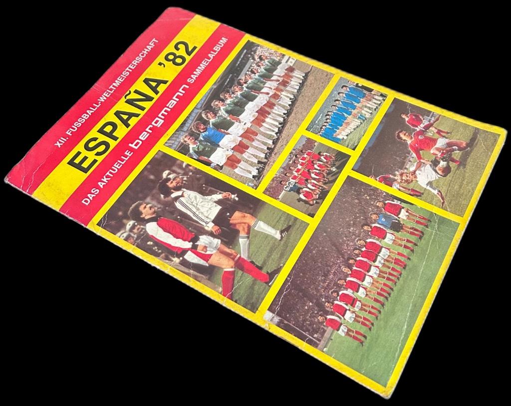 Bergmann Espana 82 Stickeralbum WK 1982 Geen Panini, Collections, Enlèvement ou Envoi, Utilisé