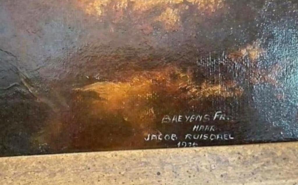 Joli tableau... d'après Ruysdael, Enlèvement ou Envoi