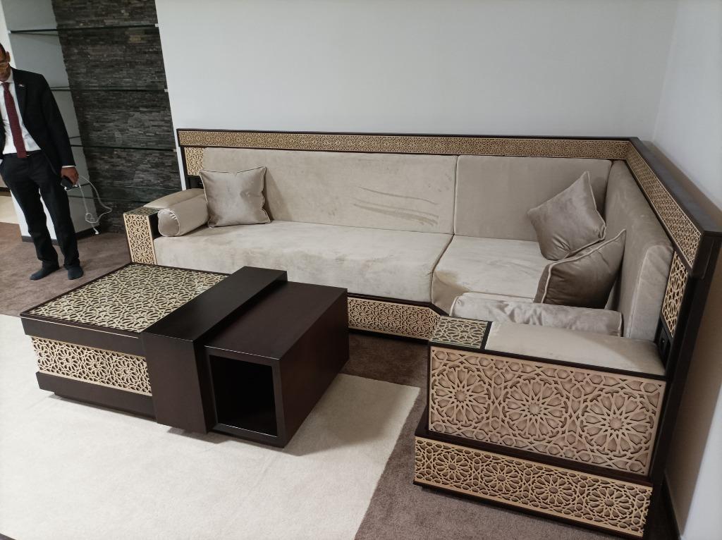 Table basse sur mesure en bois massif avec vitre – Neuve, Maison & Meubles, Tables | Tables de salon, Neuf, 50 à 100 cm, 100 à 150 cm
