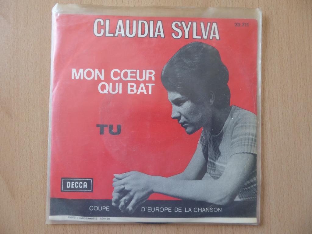 CLAUDIA SYLVA : TU/MON COEUR QUI BAT (7" SINGLE), Enlèvement ou Envoi, Comme neuf, Pop