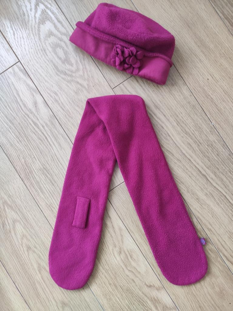 Sjaal en muts, maat 54/56, 134 t/m 140, Gebruikt, Ophalen of Verzenden, ANDERE