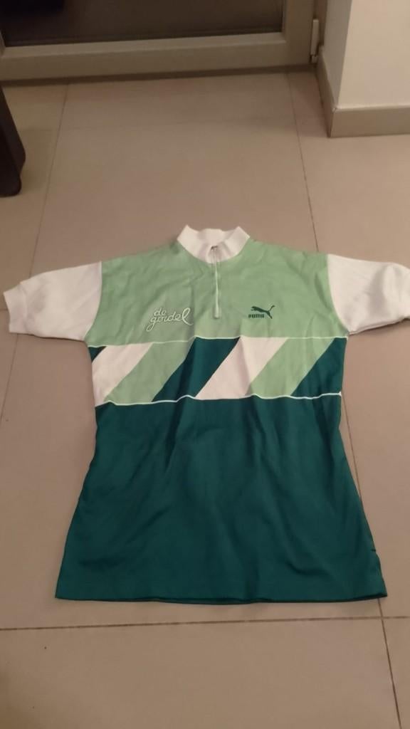 vintage classic retro wielrenshirt Puma De Gordel maat L, Ophalen of Verzenden, L