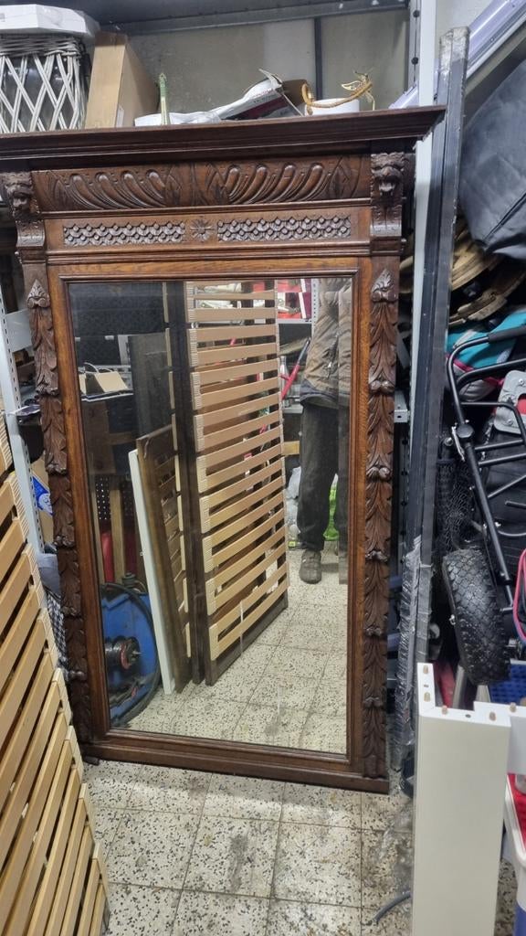 Miroir tete de lion, Antiquités & Art, Antiquités | Miroirs, Enlèvement