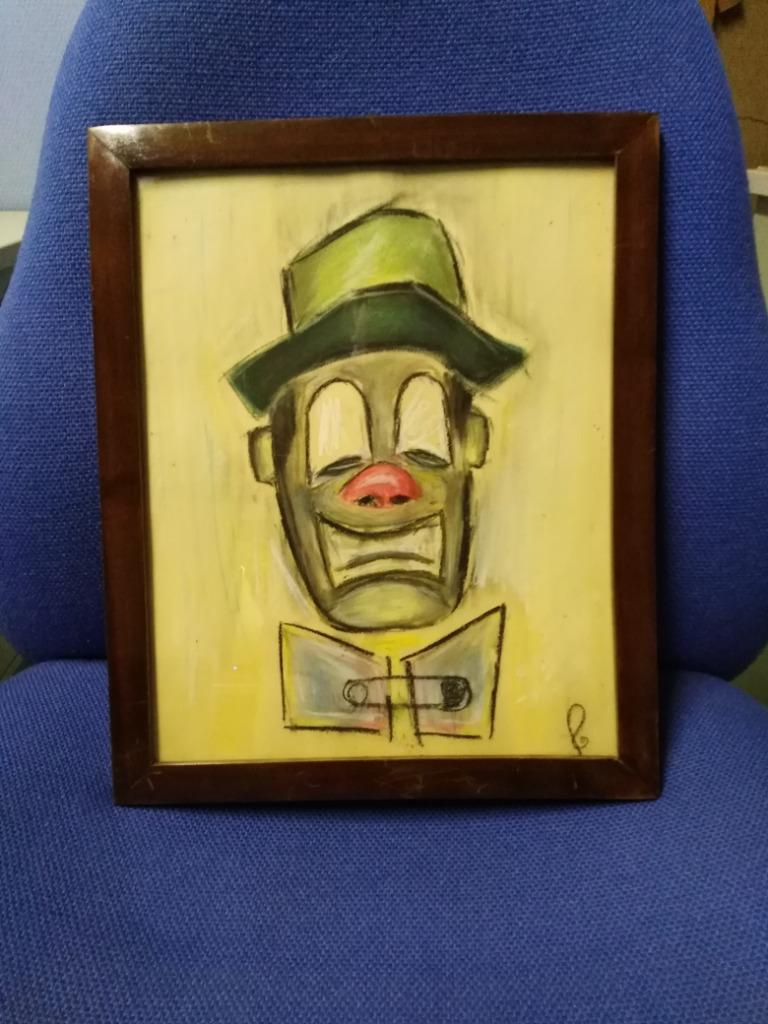 tekening clown, Ophalen, Minder dan 50 cm, Tekening, Minder dan 50 cm
