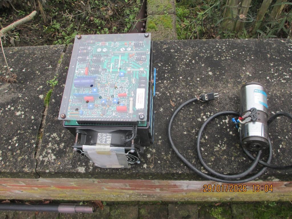 Opruiming motorregeling  en motor, Ophalen, Gebruikt
