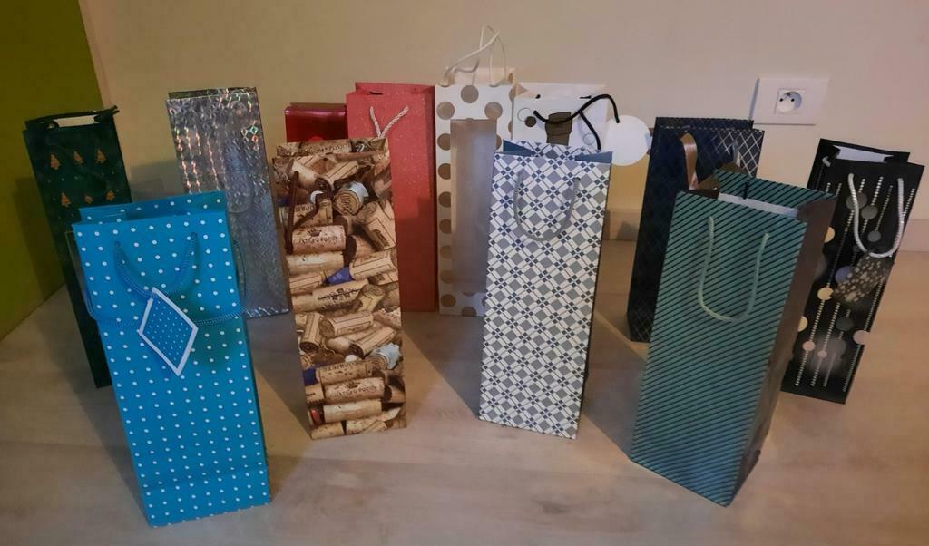 13 cadeauverpakkingen draagtas fles wijn, Diversen, Ophalen, Nieuw