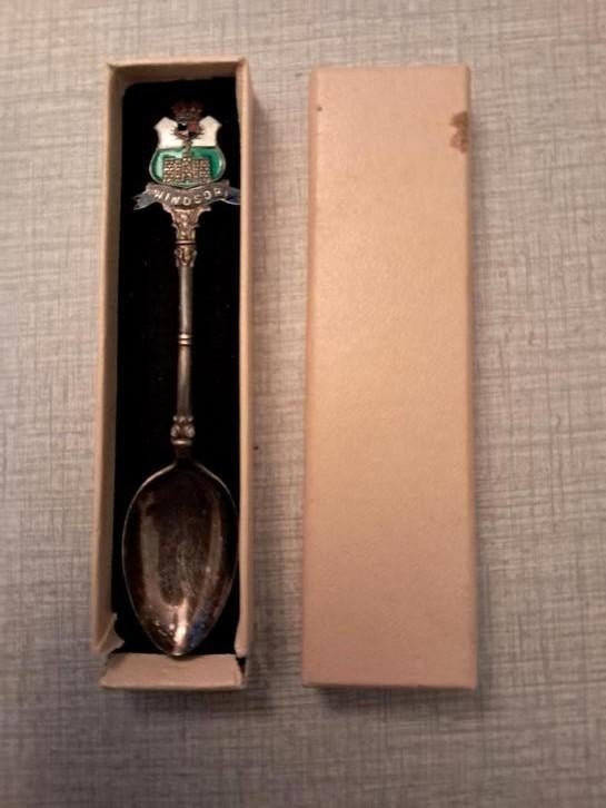 Zilveren lepeltje Windsor., Antiek en Kunst, Ophalen of Verzenden
