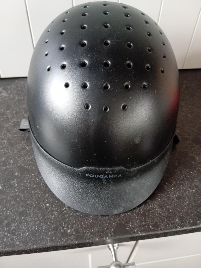 Paardrijcap Decathlon maat S, Dieren en Toebehoren, Paardrijkleding, Ophalen, Gebruikt, Kinderen