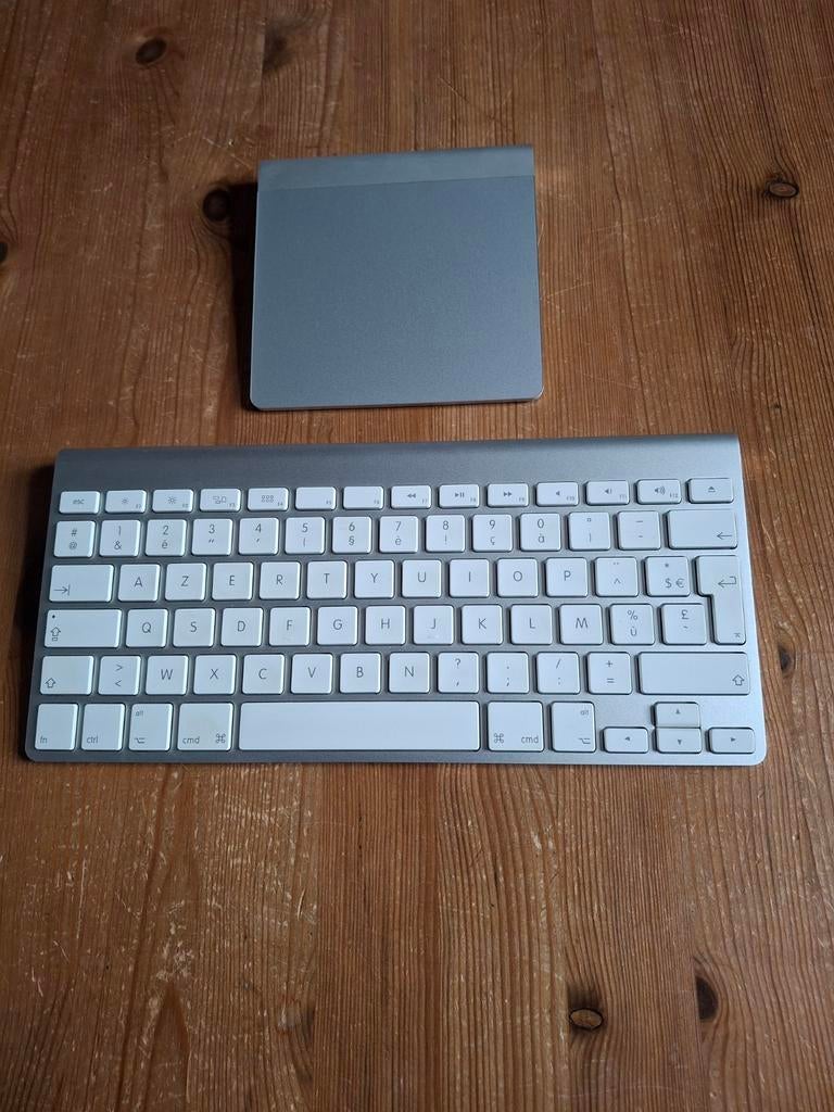 Clavier sans fil + trackpad Apple, Enlèvement, Azerty, Sans fil