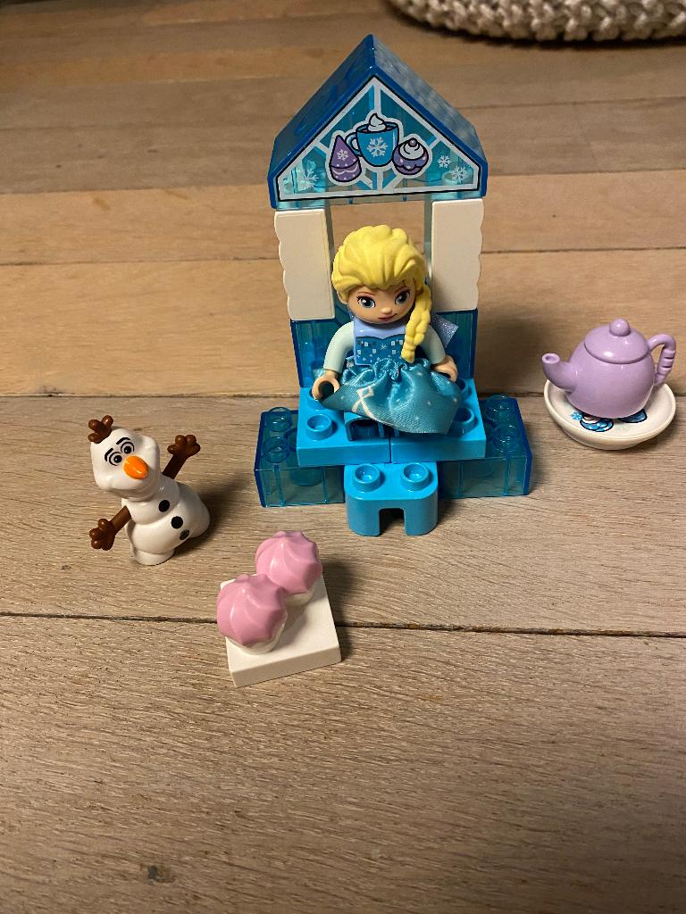 Lego Duplo elsa en olafs theekransje 10920, Ophalen, Gebruikt, Complete set, Duplo