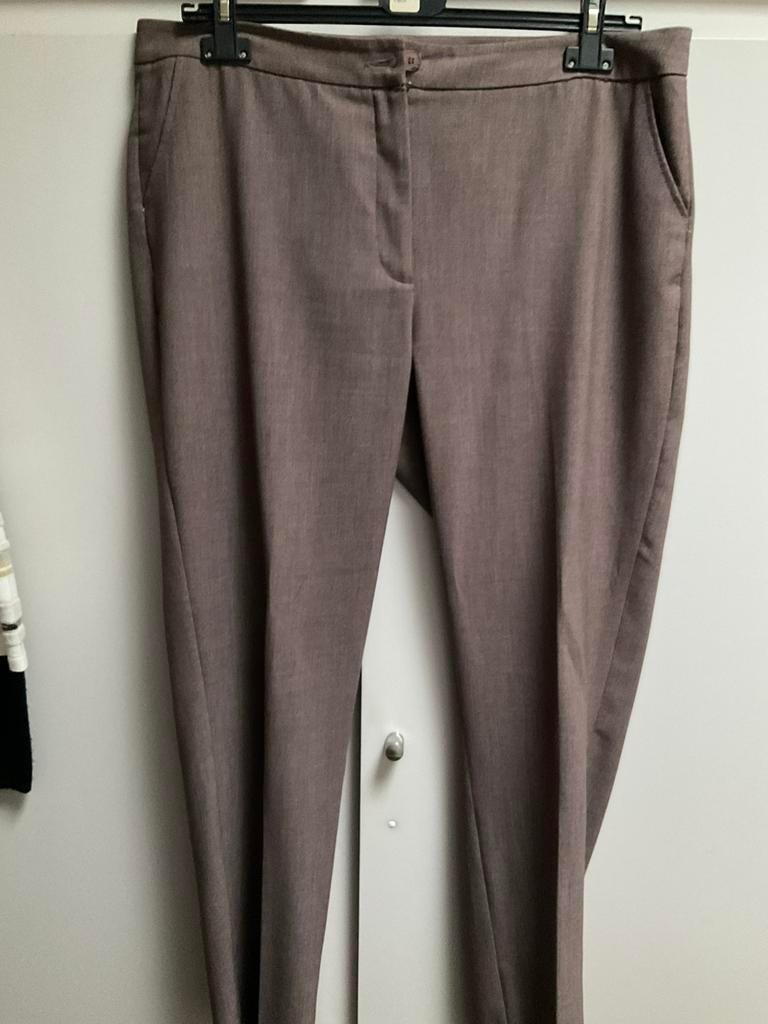Bruine broek Damart maat 48, Kleding | Dames, Broeken en Pantalons, Ophalen of Verzenden, Zo goed als nieuw, Maat 46/48 (XL) of groter