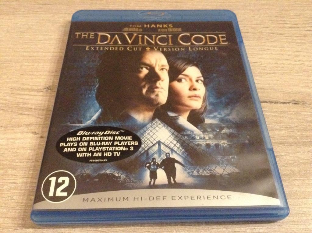 The Davinci code Blue Ray DVD (2011), Ophalen of Verzenden, Zo goed als nieuw, Thrillers en Misdaad
