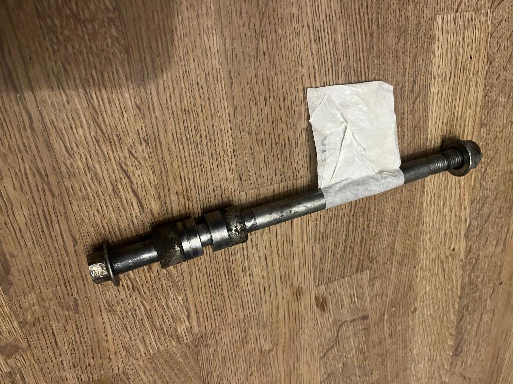 DIRTBIKE : axe de roue avant complet, Enlèvement ou Envoi