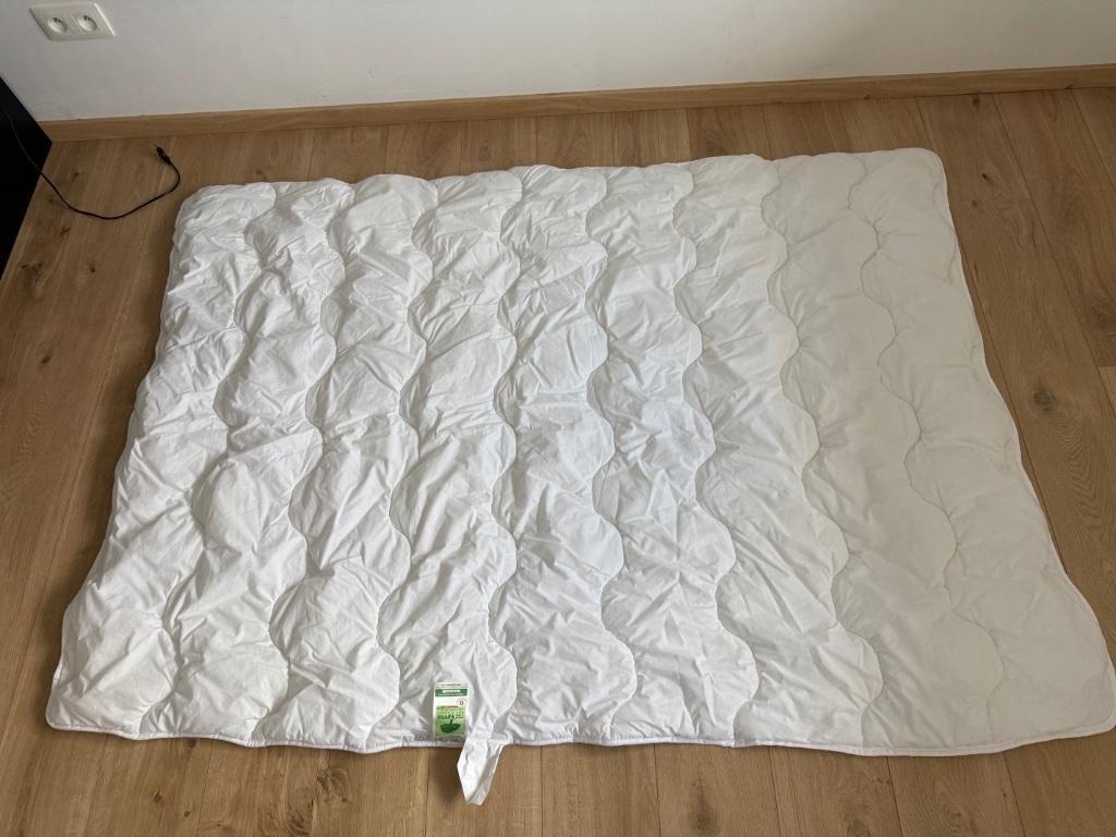 Couette TEX Home blanche 140x200, Eenpersoons, Wit, Ophalen of Verzenden, Deken of Dekbed