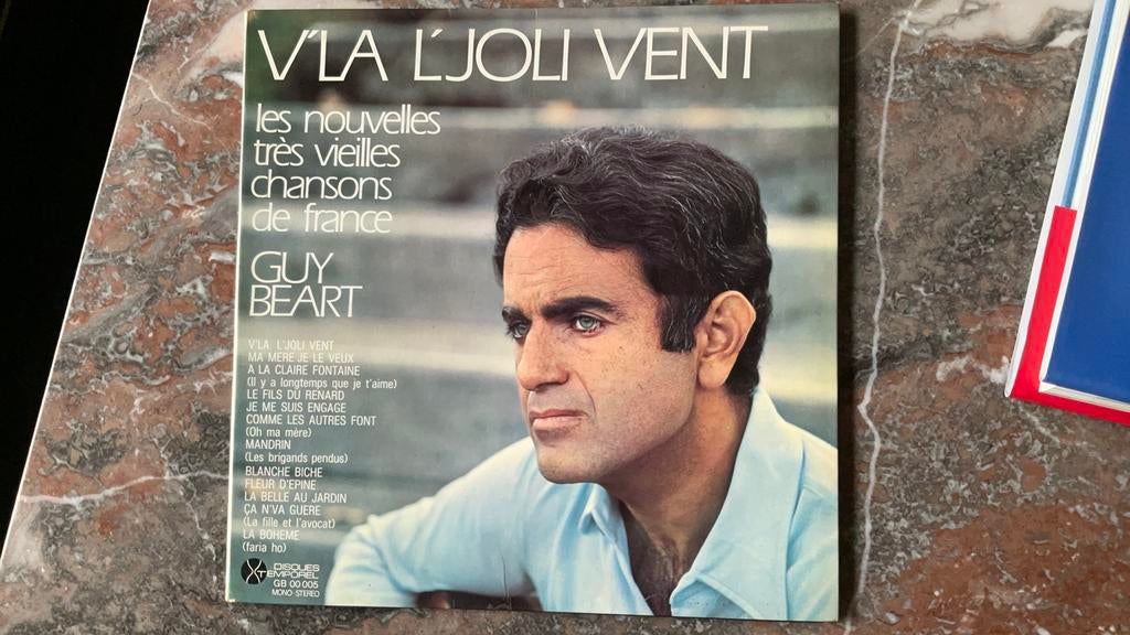 Vinyle LP : Guy Beart : V'la L'joli Vent, Enlèvement ou Envoi, Utilisé