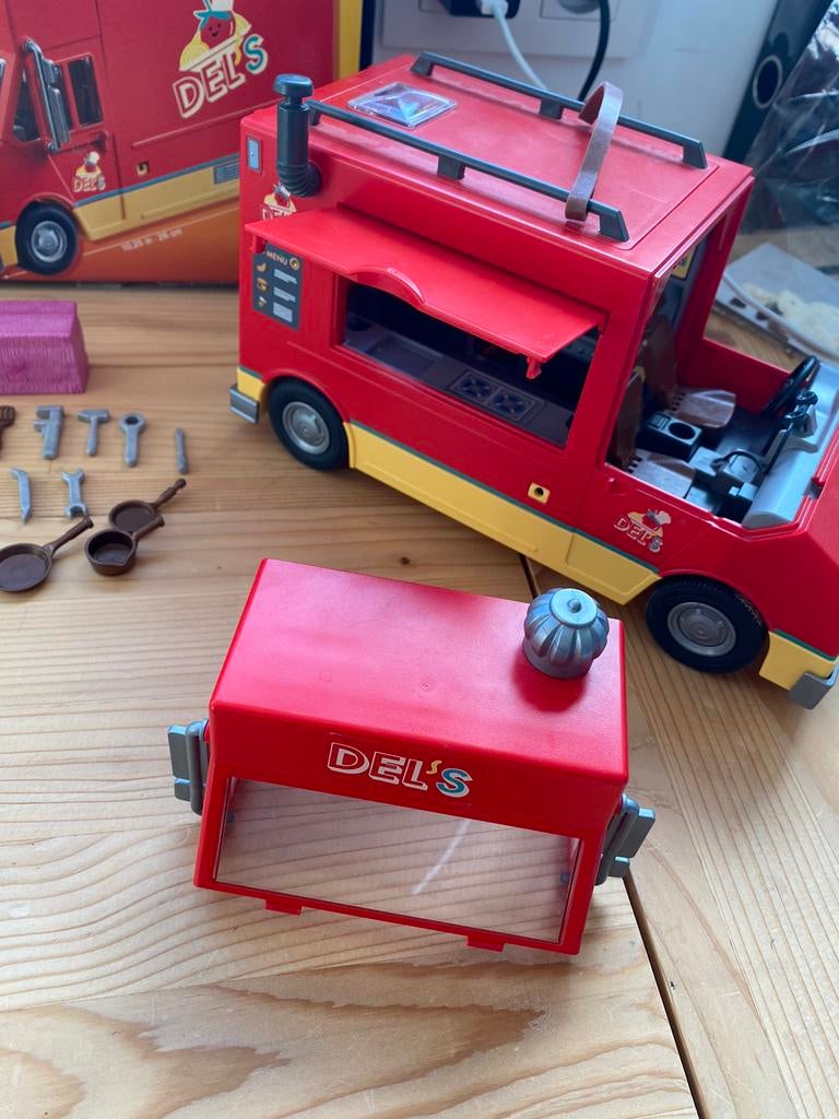 Playmobil Del’s Food Truck 70075, Enlèvement ou Envoi, Comme neuf