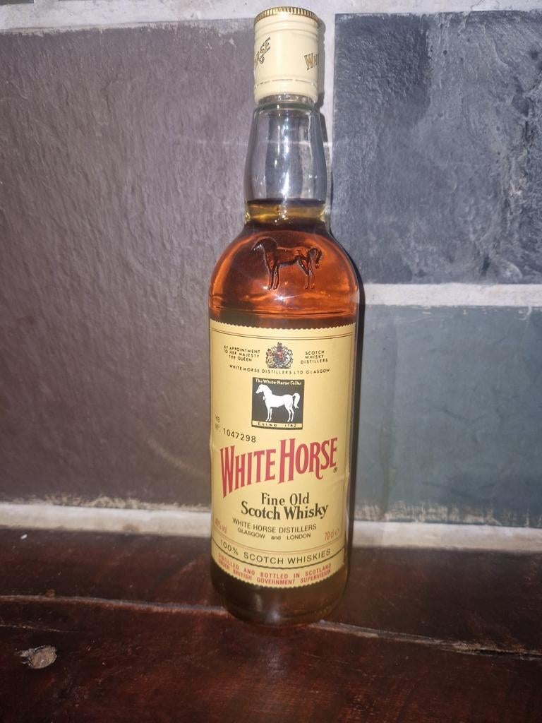 White Horse Whisky uit 1980, Verzamelen, Wijnen, Ophalen of Verzenden