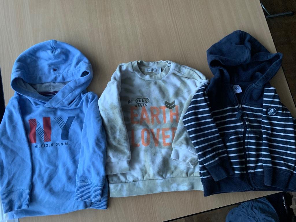 Vestes pour garçon 2ans (86) Hilfiger, Ikks, Petit Bateau, Garçon, Enlèvement ou Envoi, Pull ou Veste, Comme neuf