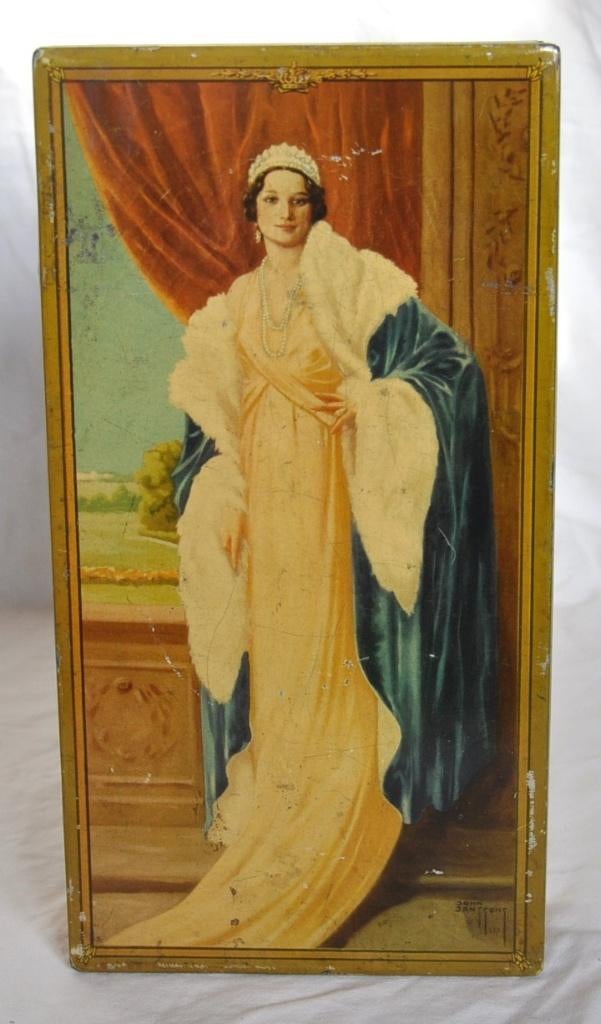 boite en fer reine astrid, Collections, Enlèvement ou Envoi, Utilisé, Autre