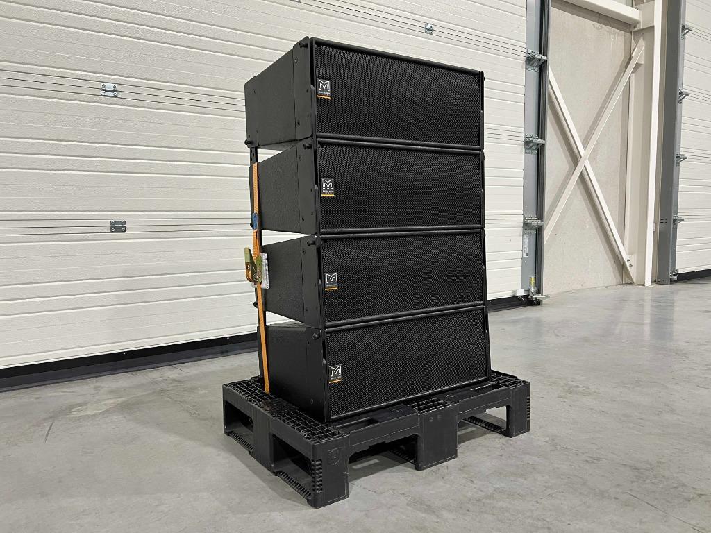 Martin Audio W8LMi 2x8"/2x1" line array (bi-amp!) (4x), Ophalen of Verzenden, Gebruikt, 120 watt of meer