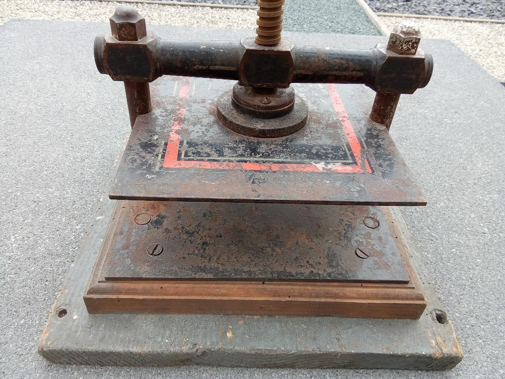 Antieke Boekenpers, Antiek en Kunst, Antiek | Gereedschap en Instrumenten, Ophalen of Verzenden