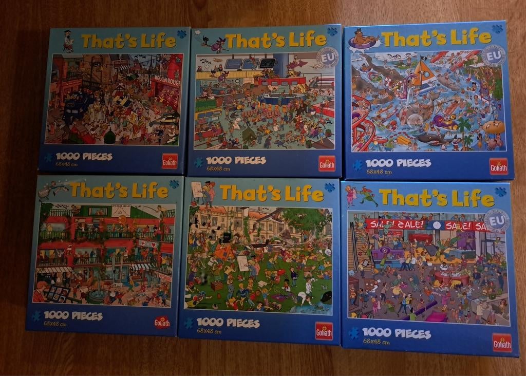 Puzzels thats life, Ophalen of Verzenden, 500 t/m 1500 stukjes, Zo goed als nieuw, Legpuzzel