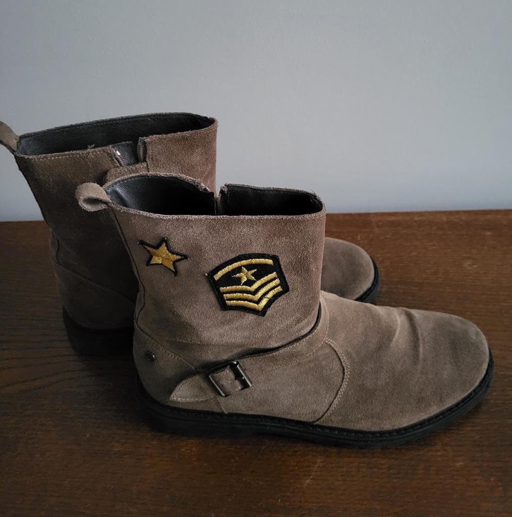 bottines kaki Naturino taille 39, Autre, Enlèvement ou Envoi, Autres couleurs, Boots et Botinnes