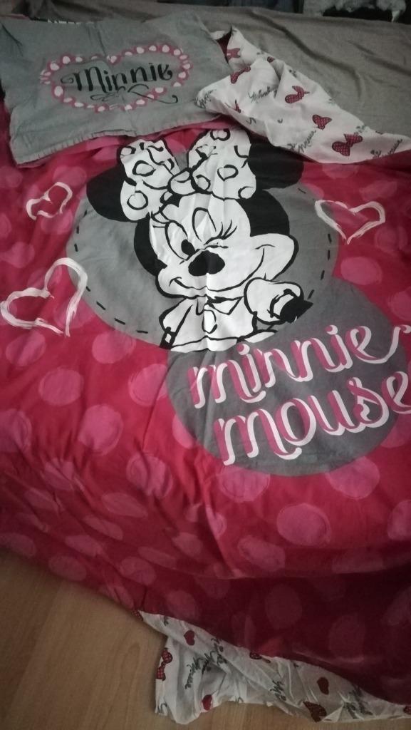 2 Housses de couette Minnie Disney 100% coton, Enfants & Bébés, Rose, Housse de couette, Enlèvement, Utilisé