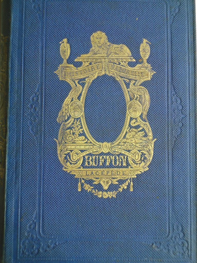 1868 BUFFON et de LACEPEDE‎ ‎Histoire naturelle extraite, Enlèvement ou Envoi