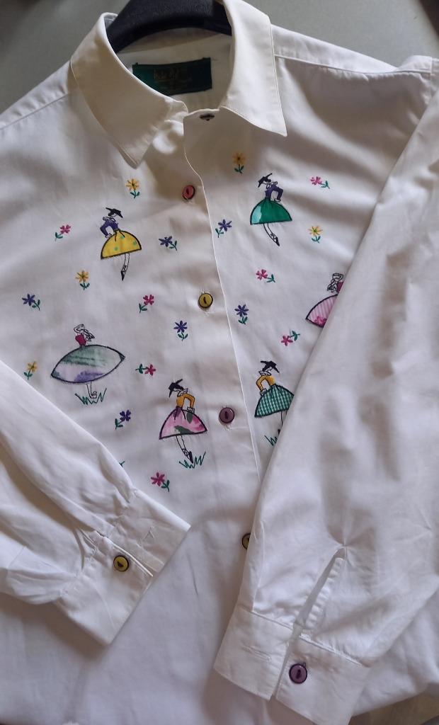 Chemise blanche Archie Pell de Bruphils, Enlèvement, Comme neuf, Taille 38/40 (M), Blanc