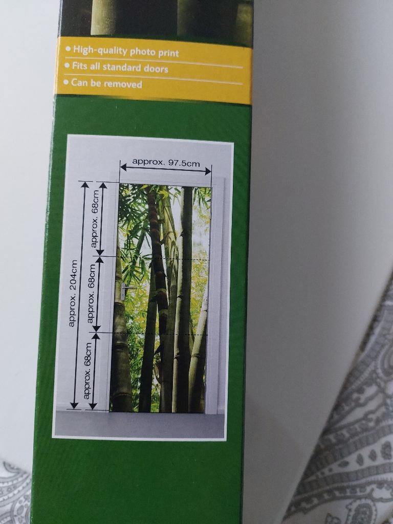 Deurfolie/ deurdecoratie/ deursticker, Ophalen, Nieuw
