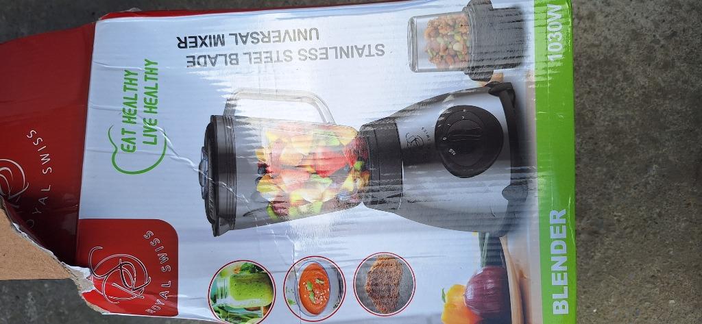 Robot voor blender, Ophalen, 1 tot 2 liter, 2 snelheden, Zo goed als nieuw