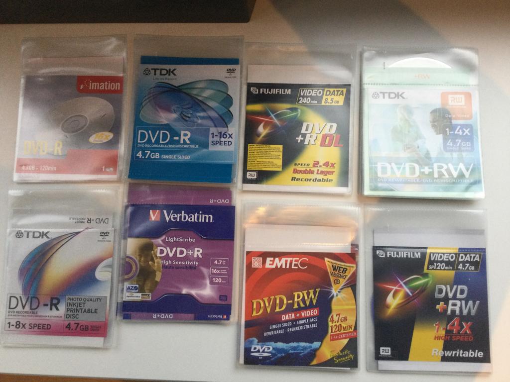 Lot van 12 lege dvd’s. Nooit gebruikt., Cd's en Dvd's, Ophalen, Nieuw in verpakking