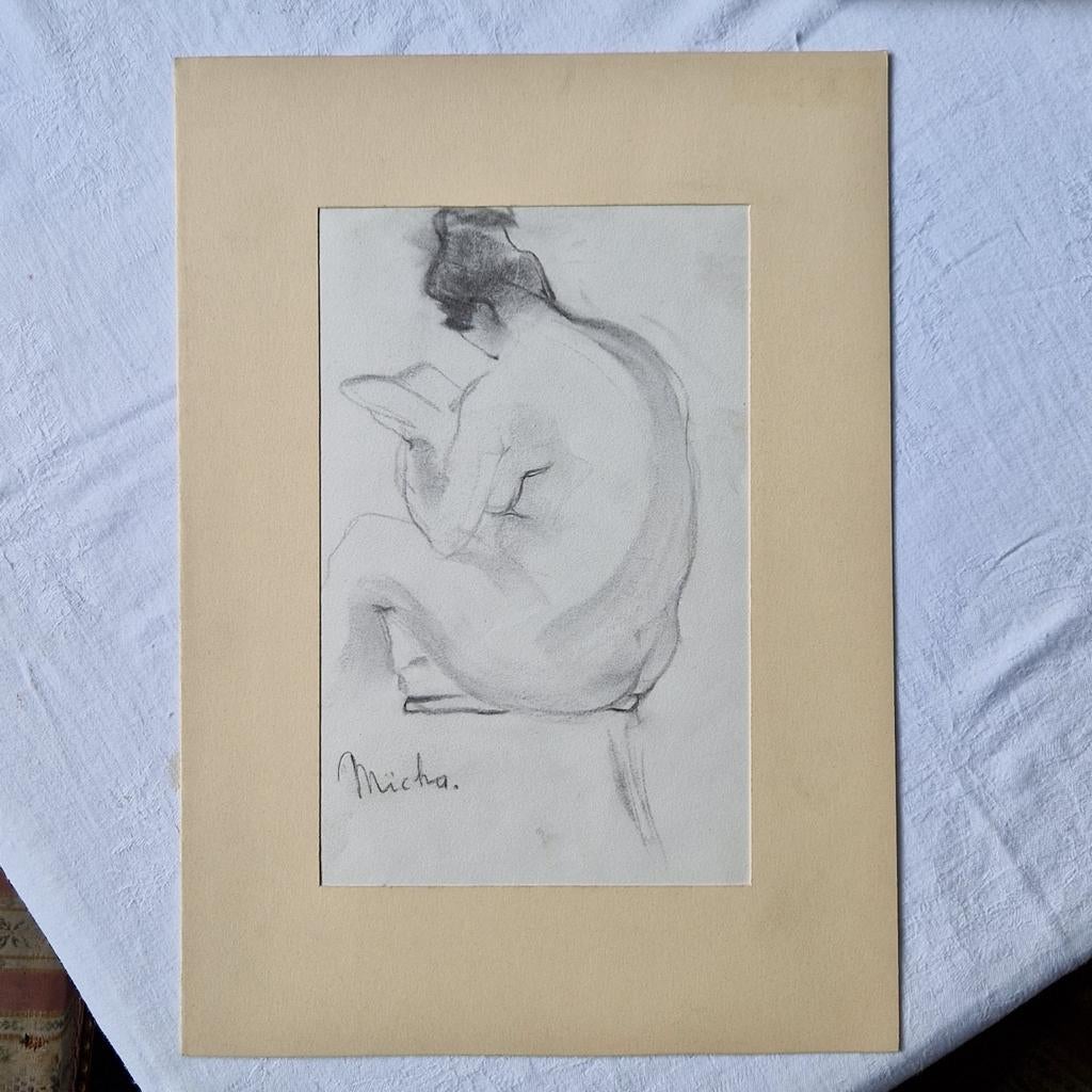Micha, Maurice-Jean - Nu à la lecture (années 30), Enlèvement