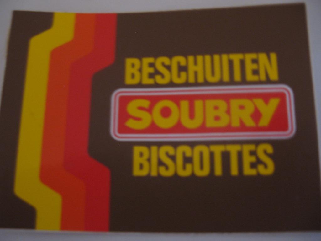 Soubry sticker Afmetingen: 10 cm bij 7 cm. Negen., Verzamelen, Ophalen of Verzenden, Nieuw, Merk