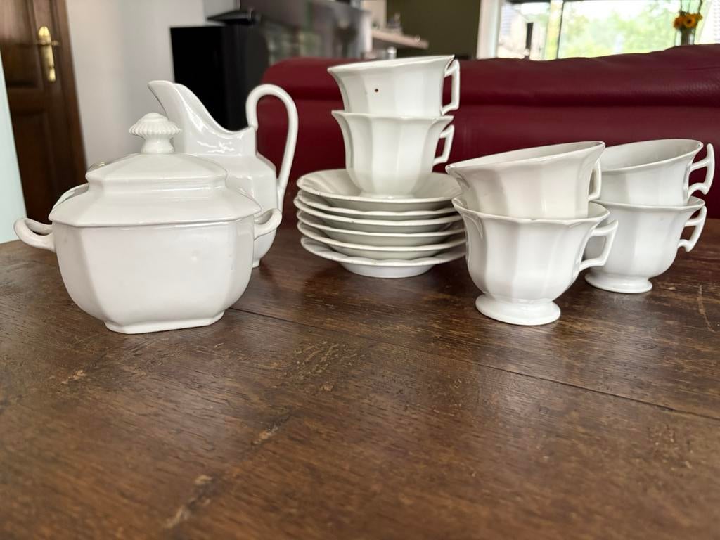 Koffieservies, Ophalen