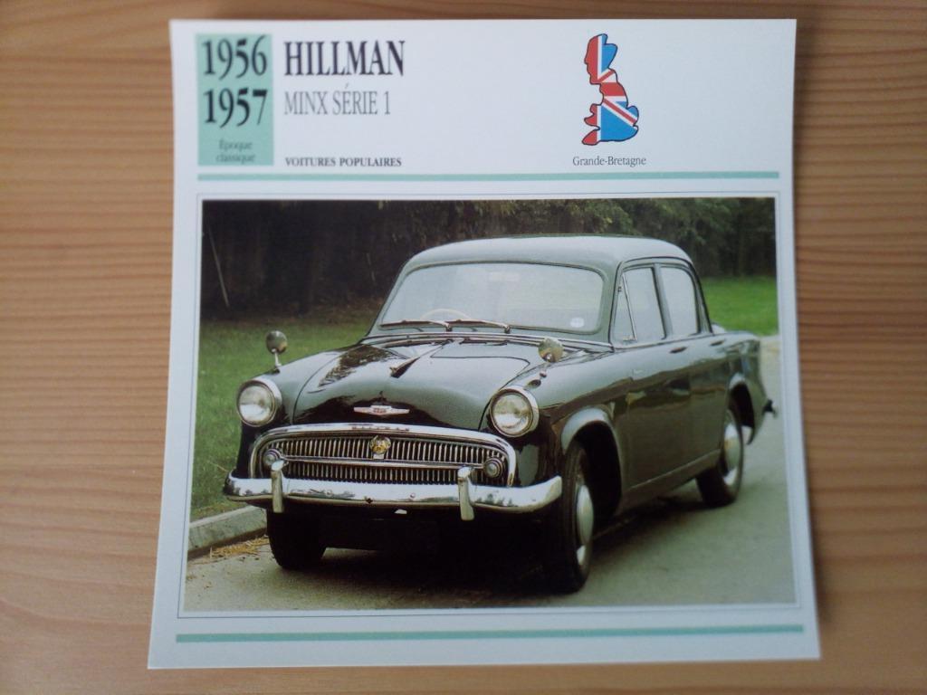 Hillman - Edito Service kaarten auto bouwperiode 1956-1982, Ophalen of Verzenden, Zo goed als nieuw, Auto's