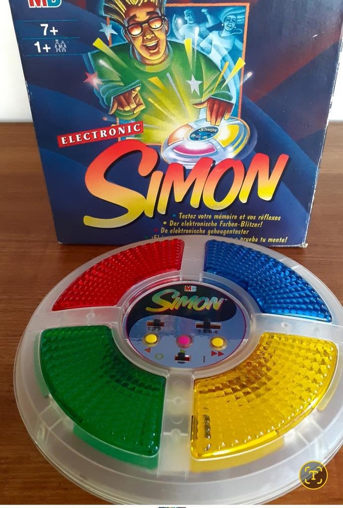 Jeu de mémoire électronique SIMON avec lumière et son sur ba, Enfants & Bébés, Jouets | Jouets de bébé, Enlèvement