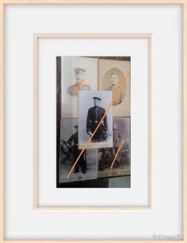 Duitse Landser WO1 militaire fotoset met harde kaft, Verzamelen, Verzenden