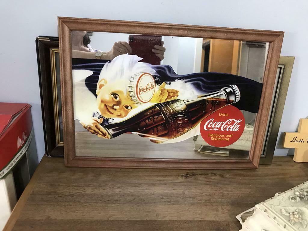 Coca cola reclame spiegel, Ophalen of Verzenden, Zo goed als nieuw