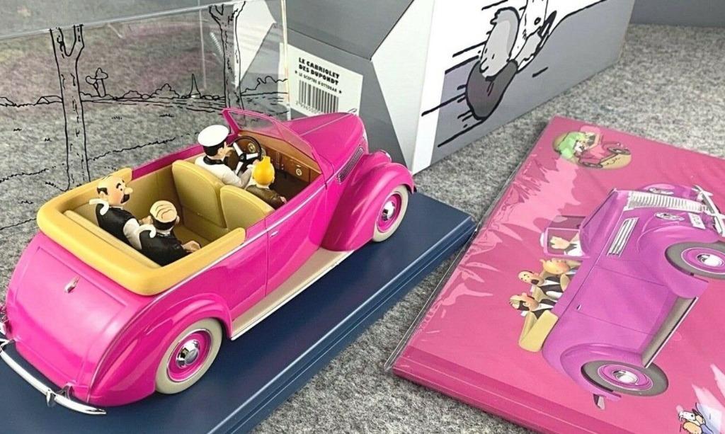 Voiture Tintin👍Ford Cabrii V8- 78👍1.43👍, Collections, Personnages de BD, Comme neuf, Autres types, Tintin, Enlèvement
