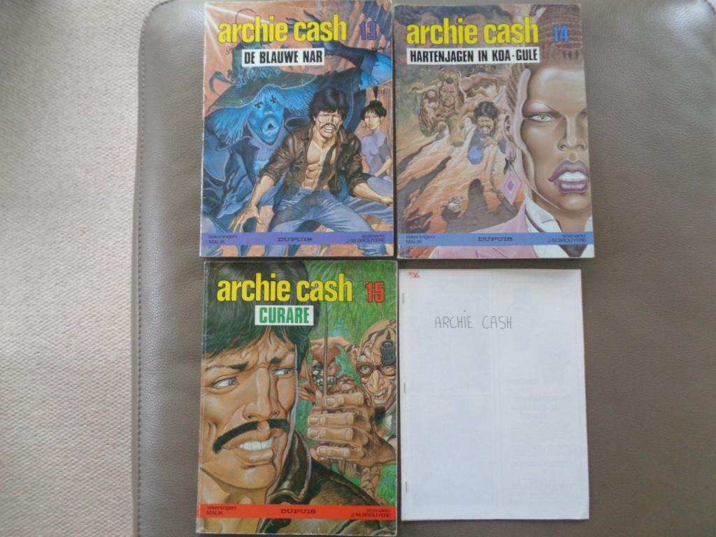 Archie Cash - 3 album (13-15) en twee kortverhalen (knipsels, Livres, Enlèvement ou Envoi