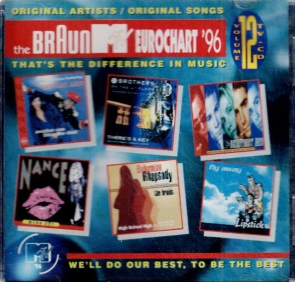cd    -   The Braun MTV Eurochart '96 - Volume 12, Cd's en Dvd's, Ophalen of Verzenden